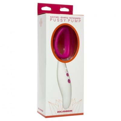 Doc Johnson Vibrating Pussy Pump Pink Clitoral Pumps Vagina Pump