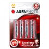 Agfa Agfa Aa Batteries 4 Batteries Per Card RedWhite OS