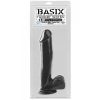 Basix Basix 12 In. Dong With Suction Cup Black 12in