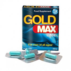 GoldMAX Stimulant For Men 5 Pack Blue 450mg