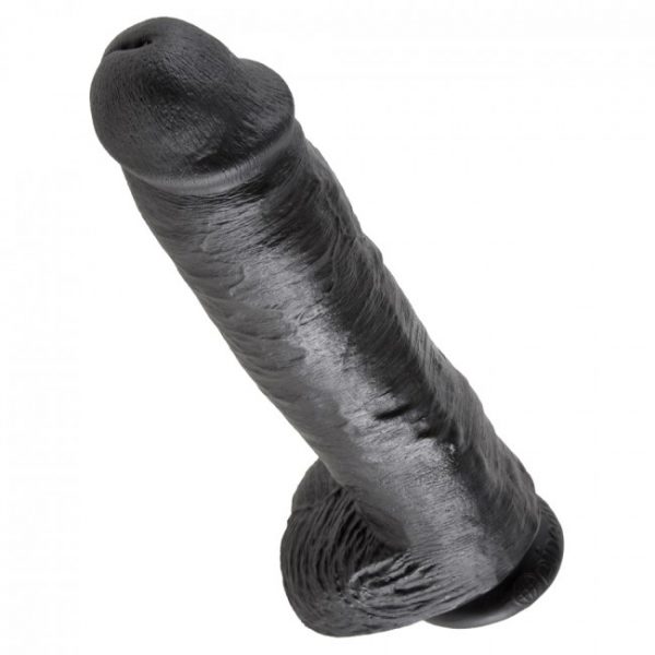 King Cock Cock with Balls Black 11in 1