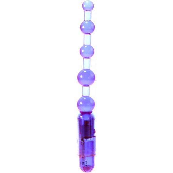 Kinx Anovibe Vibrating Anal Beads Purple OS