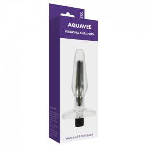 Kinx Aquavee Vibrating Butt Plug Transparent OS 1
