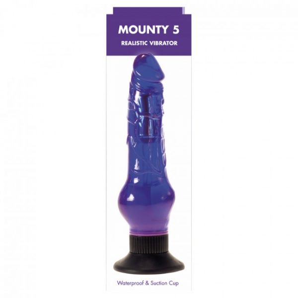 Kinx Mounty 5 Realistic Vibrator Purple OS 3