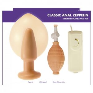 Kinx Zeppelin Inflatable Butt Plug Flesh OS 1
