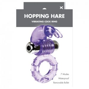 Linx Hopping Hare Cock Ring Purple OS 3