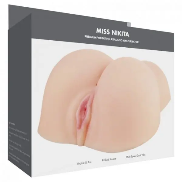 Linx Miss Nikita Premium Vibrating Realistic Masturbator Flesh Os