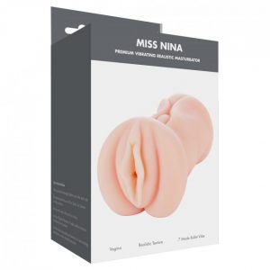 Linx Miss Nina Premium Vibrating Realistic Masturbator Flesh Os 3