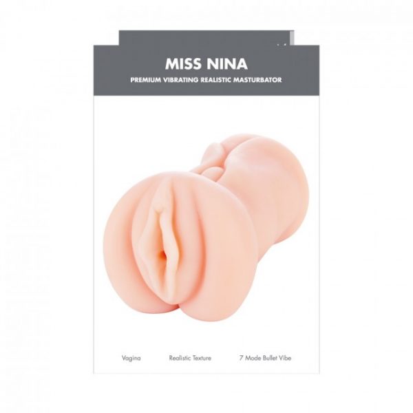 Linx Miss Nina Premium Vibrating Realistic Masturbator Flesh Os 7