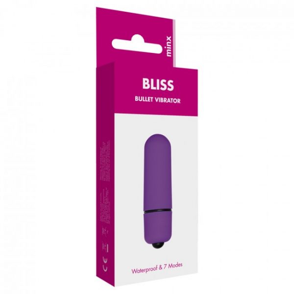 Minx Bliss 7 Mode Mini Bullet Vibrator Purple