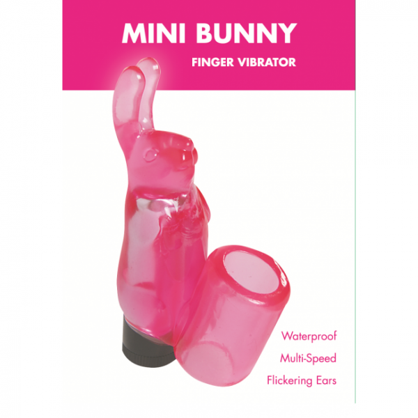 Minx Mini Bunny Finger Vibrator Pink OS