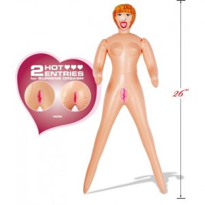 Nanma Romping Rosy Inflatable Mini Size Doll Flesh OS 1 - sex dolls