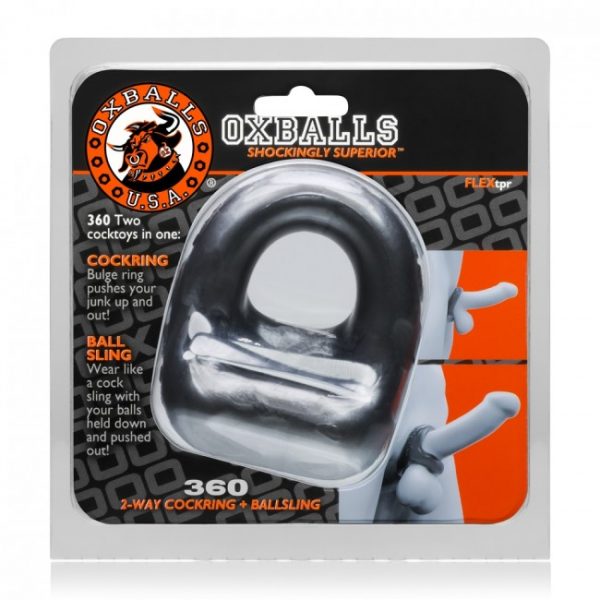 Oxballs 360 Cockring and Ballsling Silver Os 3