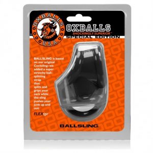 Oxballs Ballsling Ball Split Sling Black