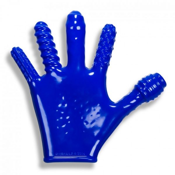 Oxballs Finger Fuck Glove Blue Os 1
