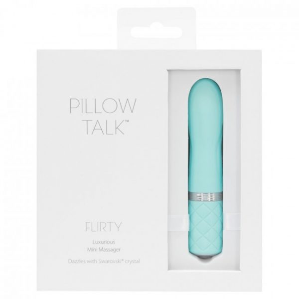 Pillow Talk Flirty Bullet Pillow Talk Teal Os 6