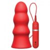 KINK Vibrating Butt Plug Red 7.5in