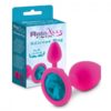 RelaXxxx Silicone Diamont Plug Pink Blue Small