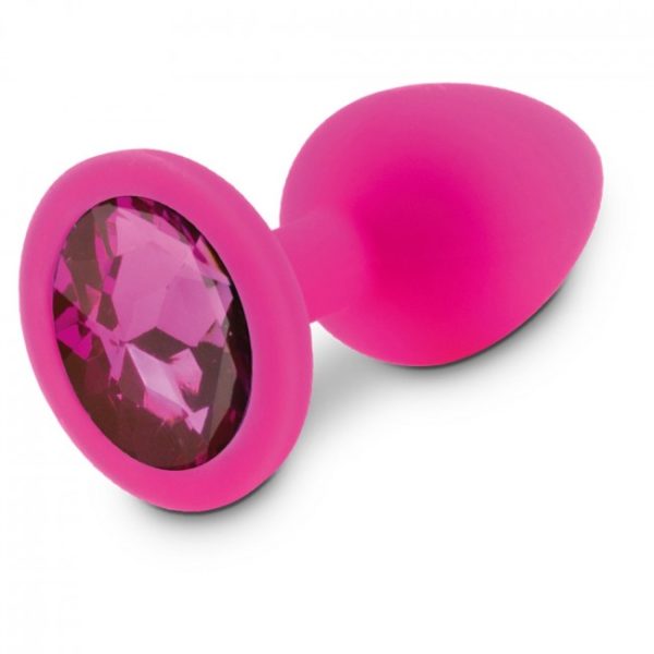 RelaXxxx Silicone Diamont Plug Pink Small 2