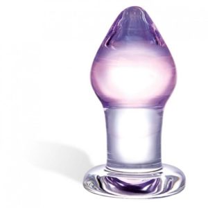 Glas Amethyst Rain Butt Plug Purple