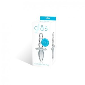 Glas Titus Beaded Clear 6.6in 1
