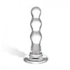 Glas Triple Play Beaded Clear 6.6in