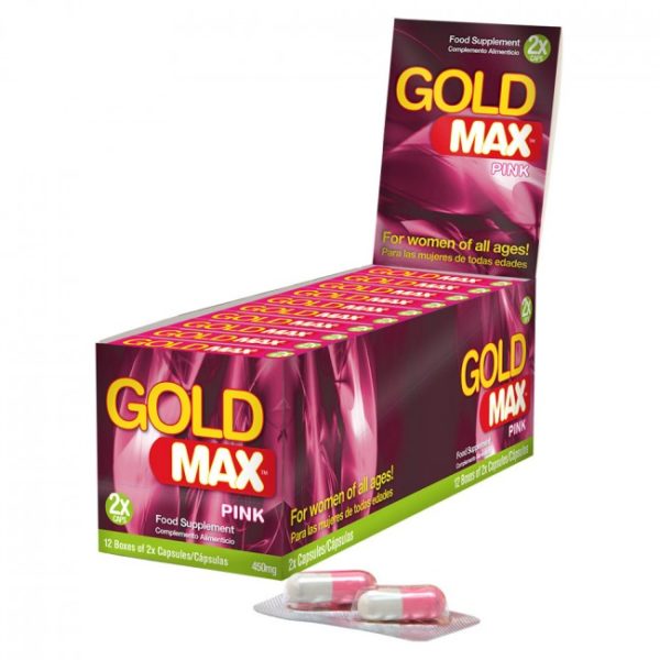 GoldMAX Libido Supplement 2 Pack For Women Pink 450mg 1