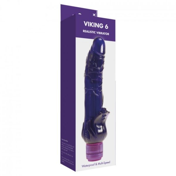 Kinx Viking Realistic Vibrator Purple OS 2
