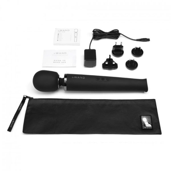 Le Wand Rechargeable Massager Black OS 5