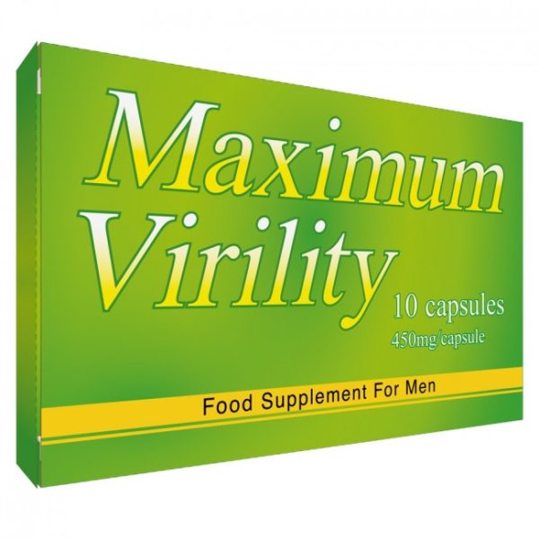 Maximum Virility Maximum Virility Food Supplement 10 Pack Green OS