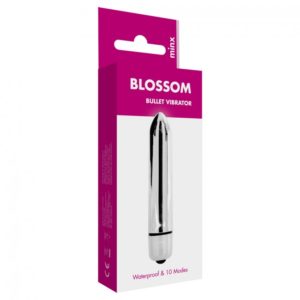 Minx Blossom 10 Mode Bullet Vibrator Silver 2