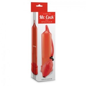 Mr Cock Classic Penis Pump Red OS 3