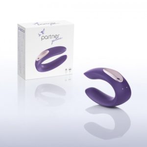 Satisfyer Partner Plus Couples Vibrator Purple OS 5