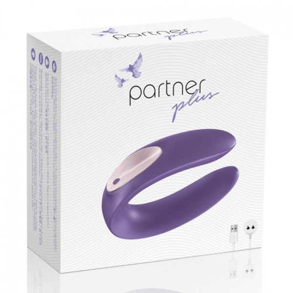 Satisfyer Partner Plus Couples Vibrator Purple OS 6