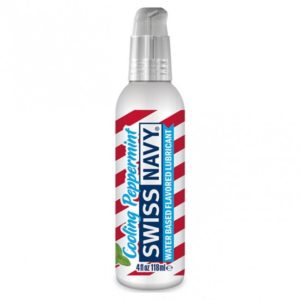 Swiss Navy Flavors Cooling Peppermint Transparent 4oz