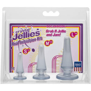 Crystal Jellies Anal Initiation Kit Clear 5in 1
