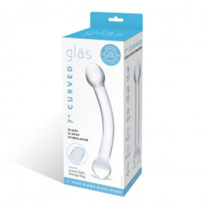 Glas Curved Glass G Spot Stimulator Clear 7in 1
