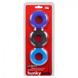 Hunkyjunk HUJ3 3 Pack C Ring Multi