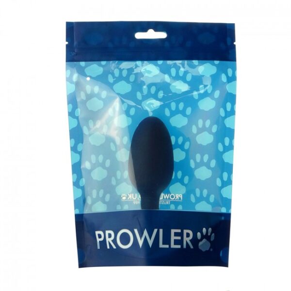 Prowler Large Weighted Butt Plug 120mm Tall Roll Play Black 1