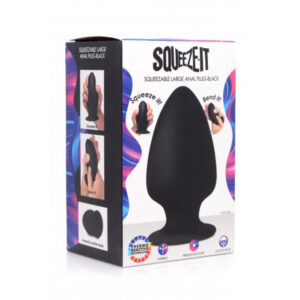 Squeezable Silicone Anal Plug Large 1