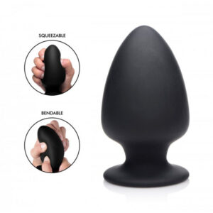 Squeezable Silicone Anal Plug Large
