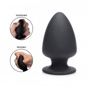 Squeezable Silicone Anal Plug Small 1