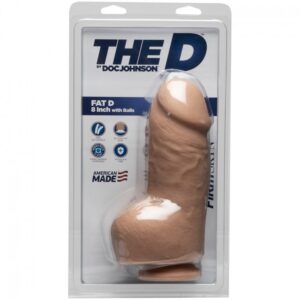 The D Fat D With Balls Firmskyn Vanilla 8in 1