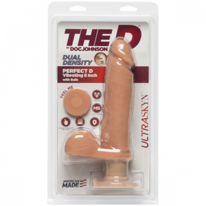 The D Perfect D Vibrating with Balls ULTRASKYN Vanilla 8in 1
