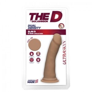 The D Slim D without Balls Caramel 6in