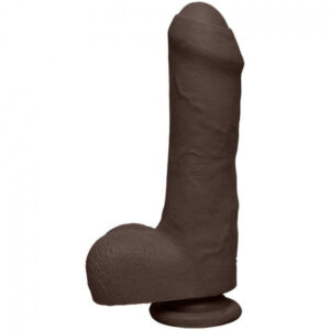 The D Uncut D with Balls Brown 7in