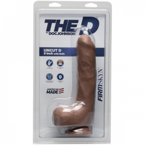 The D Uncut D with Balls FIRMSKYN Caramel 9in 1