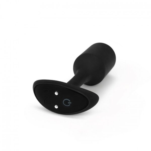b Vibe Vibrating Snug Plug Black Medium 3