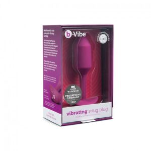 b Vibe Vibrating Snug Plug Rose Medium 6