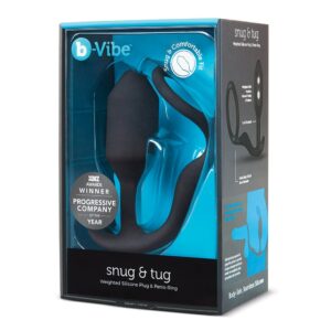 B vibe Vibrating snug and tug Butt Plug Extra Large 1
